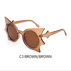 NEW! Brown Cat-Eye Sunglasses